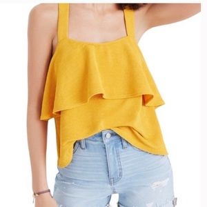 nwot madewell Texture & Thread Tiered Tank